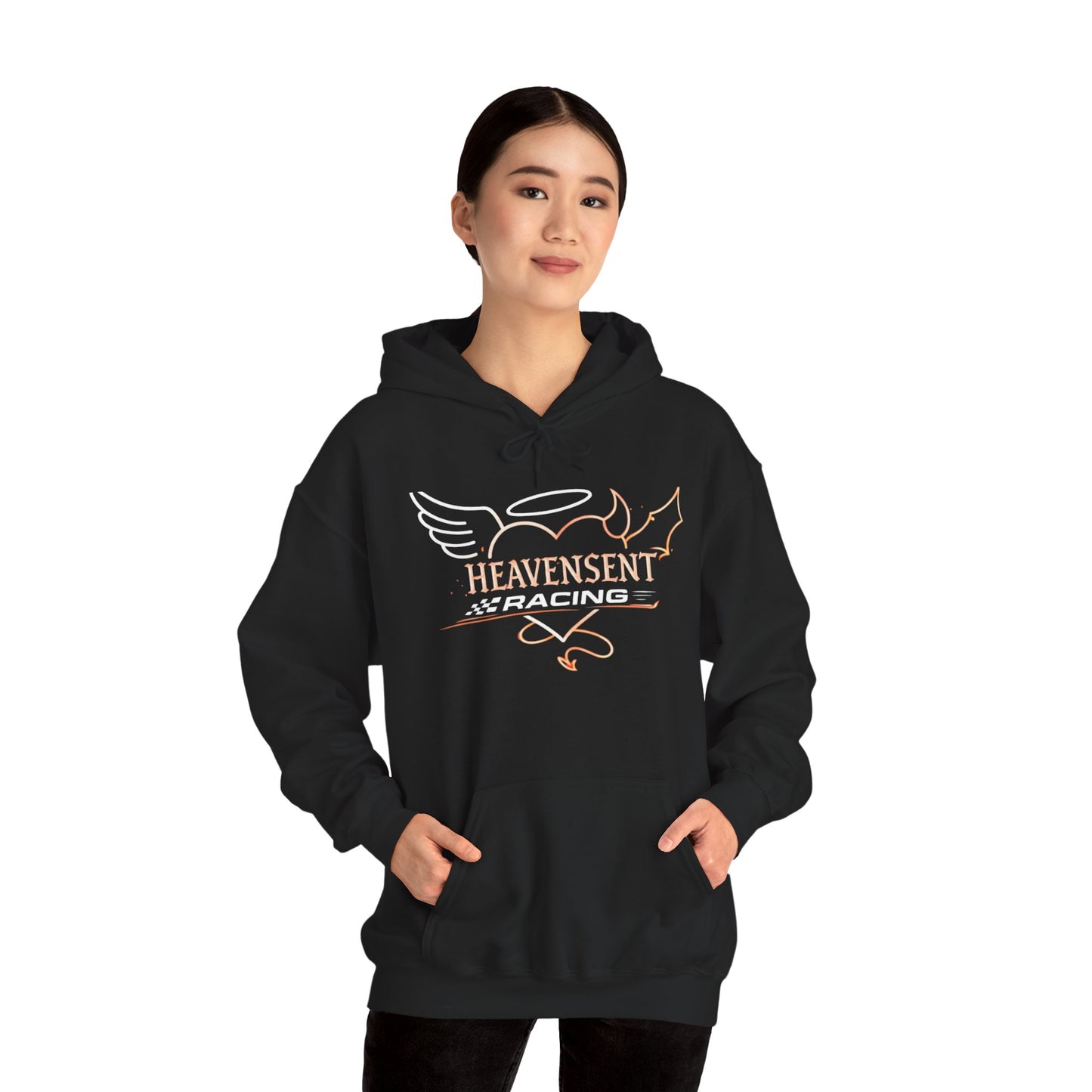 HeavenSent Racing Hoodie — Angel Wings Racing Pullover