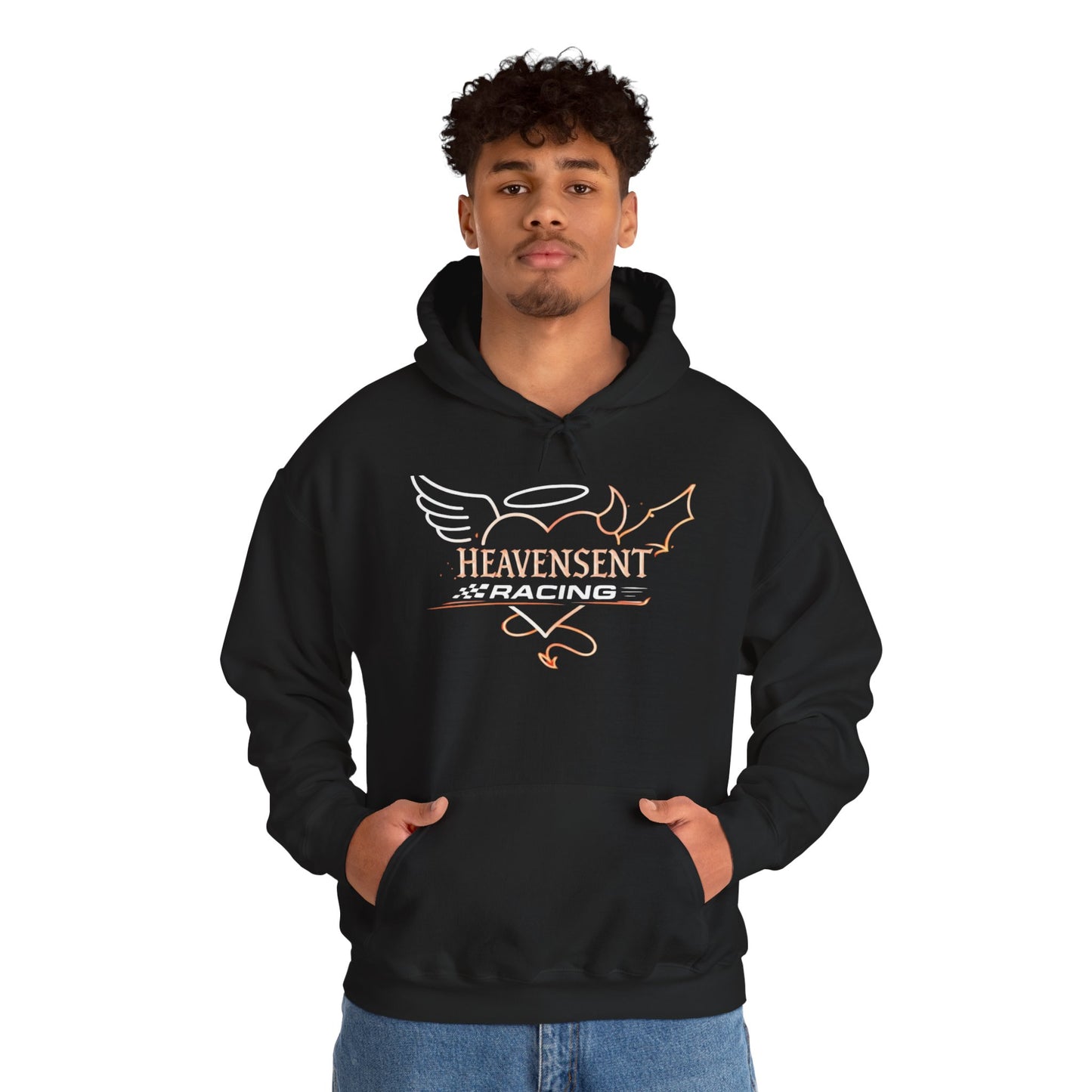 HeavenSent Racing Hoodie — Angel Wings Racing Pullover